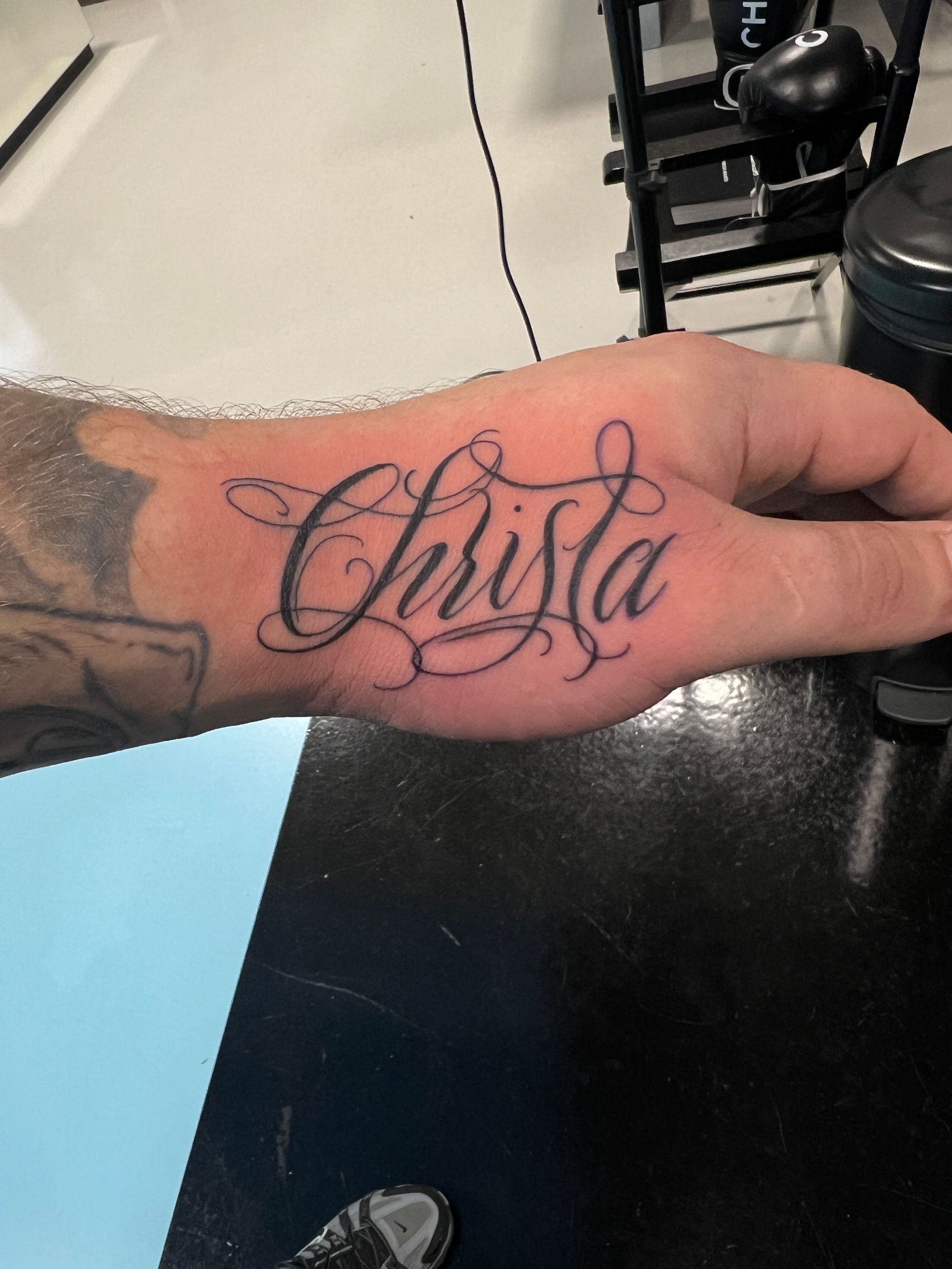 Student tattooing